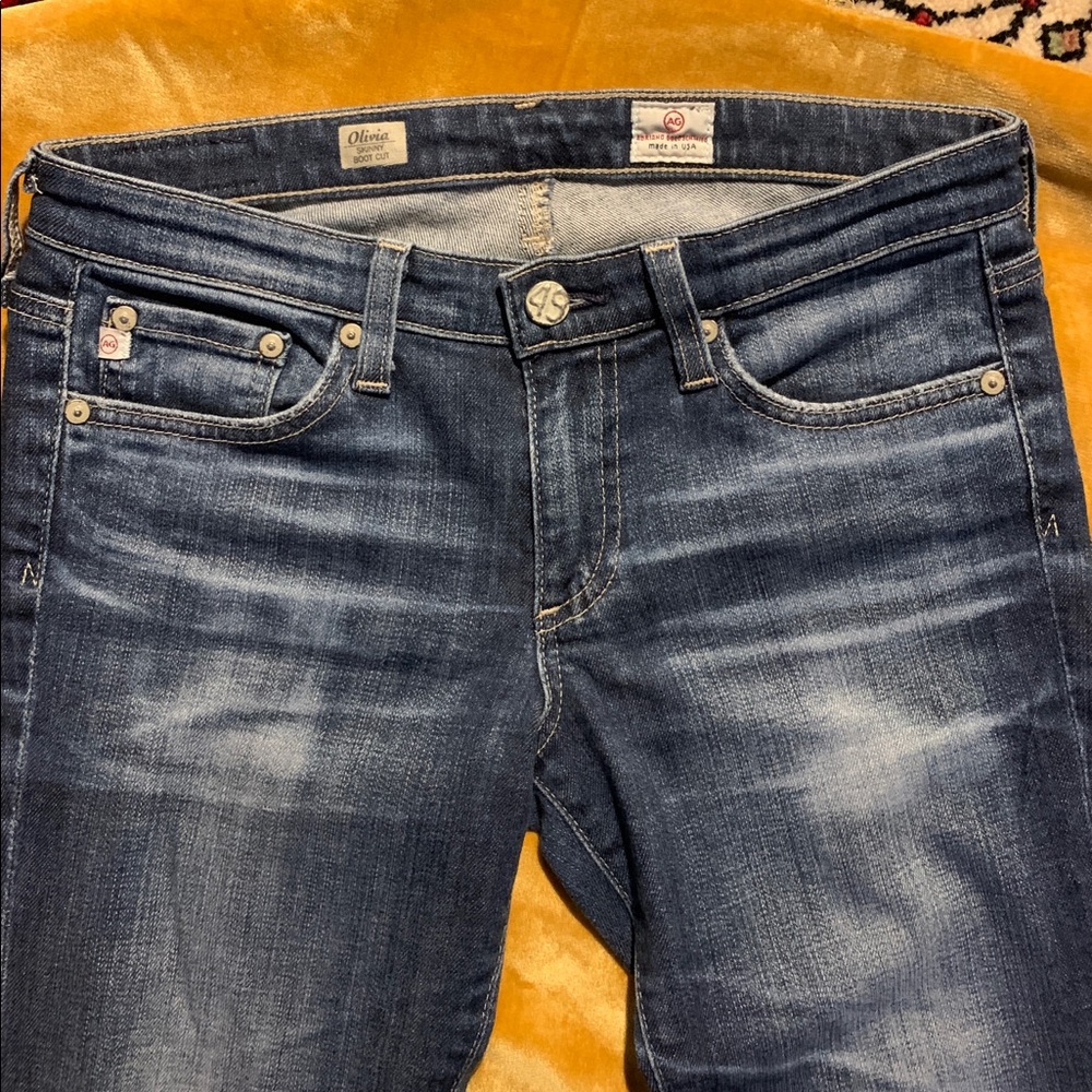 AG Olivia skinny boot cut jeans
